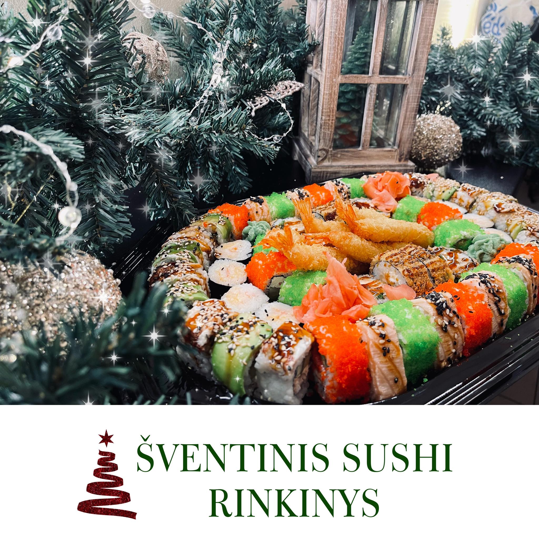 Šventinis sushi rinkinys