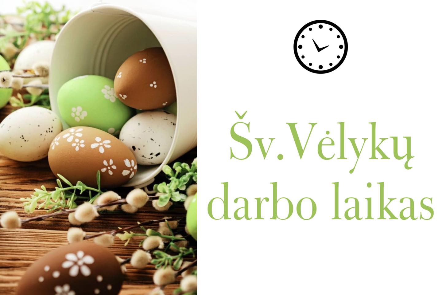 Šv.Velyku darbo laikas